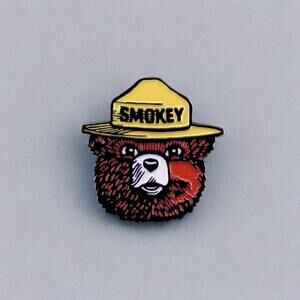 Pin - Smokey The Bear, Wildfire Firefighter Wildland Prevent Forest Fires